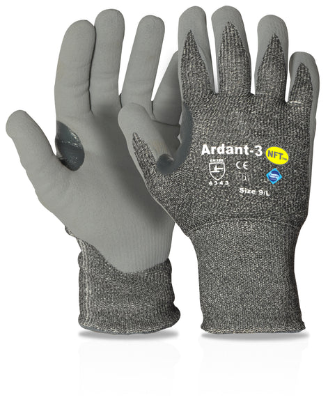 Cut Level 3 Foam Nitrile Safety Gloves