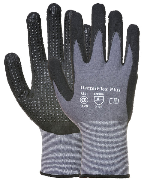 Dotted Foam Safety Gloves