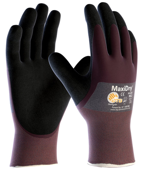 MaxiDry 3/4 Dipped Safety Gloves