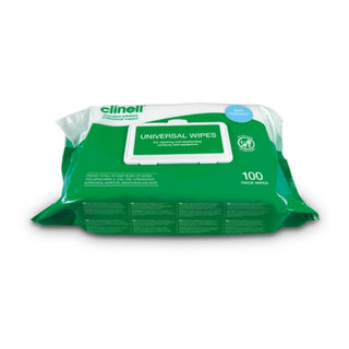 Clinell Anti-Bacterial Non-Alcohol Wipes PK/100